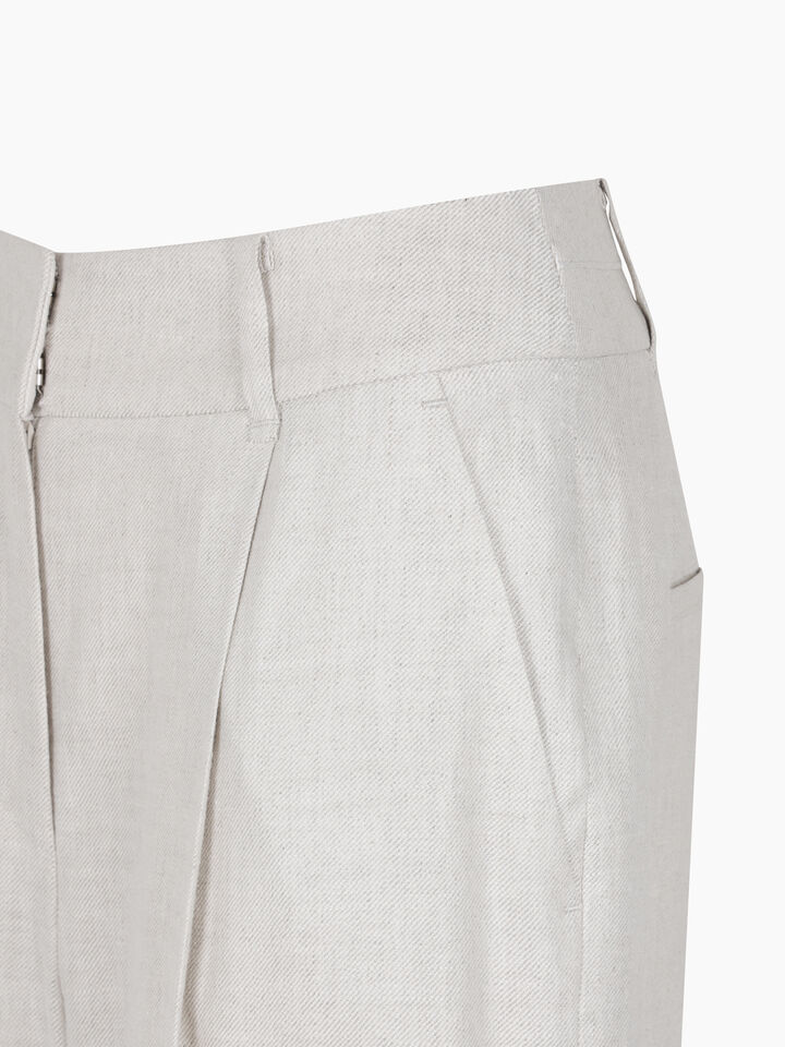 TROUSERS - sisley k high-waisted trousers - Beige | Sisley K image number 3
